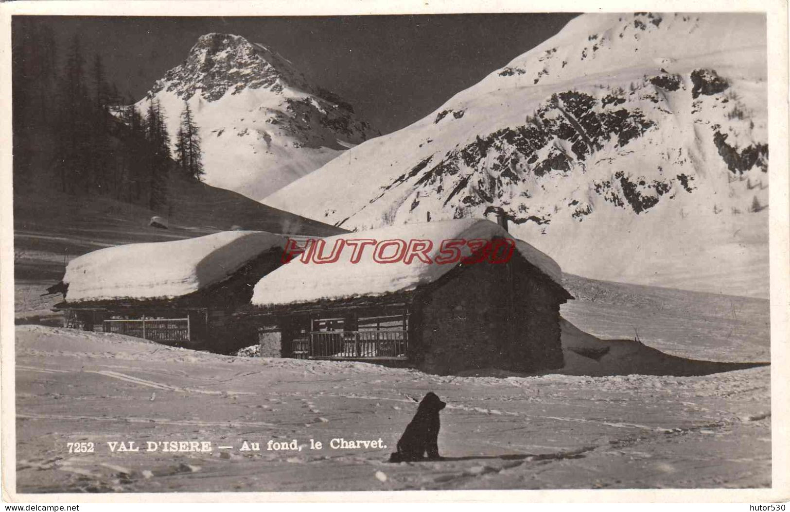 CPA VAL D'ISERE - AU FONS LE CHARVET - Val D'Isere