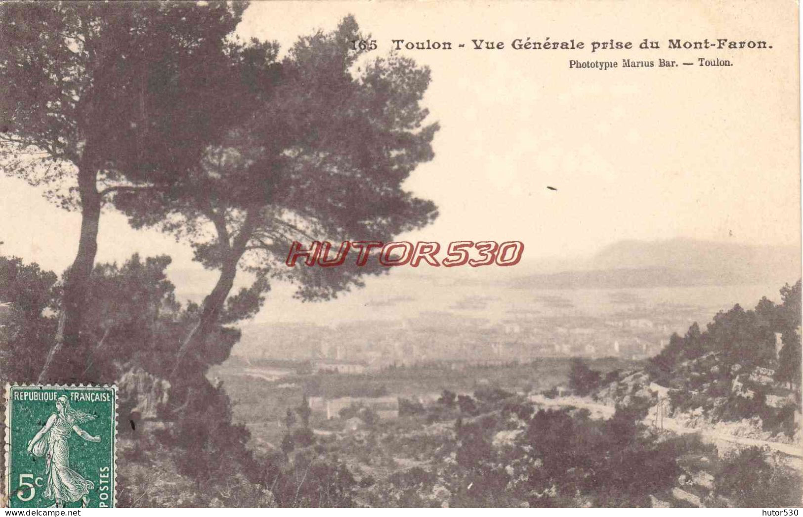 CPA TOULON - VUE GENERALE - Toulon