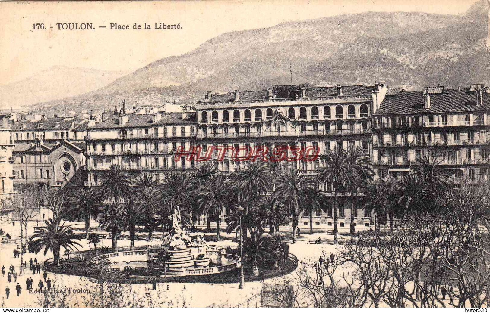 CPA TOULON - PLACE DE LA LIBERTE - Toulon
