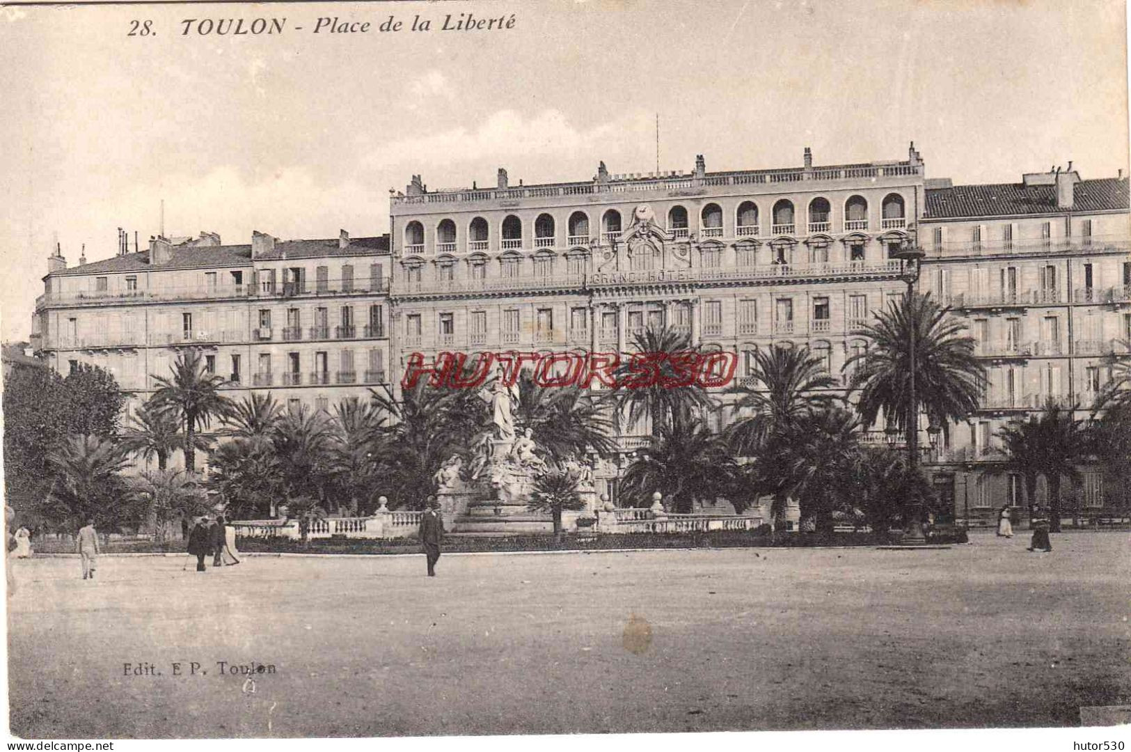 CPA TOULON - PLACE DE LA LIBERTE - Toulon