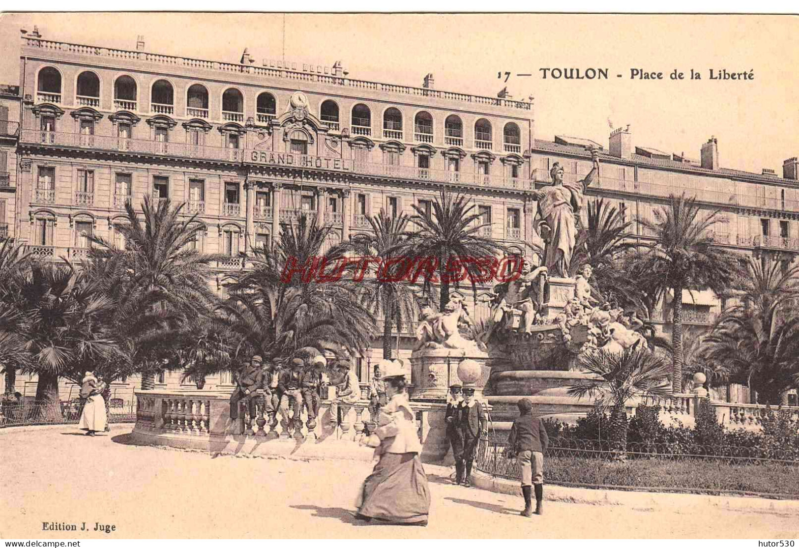 CPA TOULON - PLACE DE LA LIBERTE - Toulon