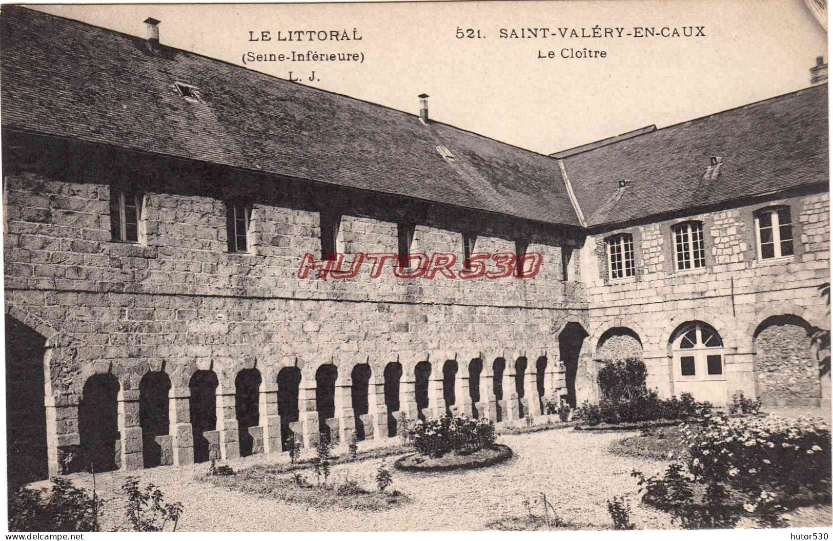 CPA SAINT VALERY EN CAUX - LE CLOITRE - Saint Valery En Caux