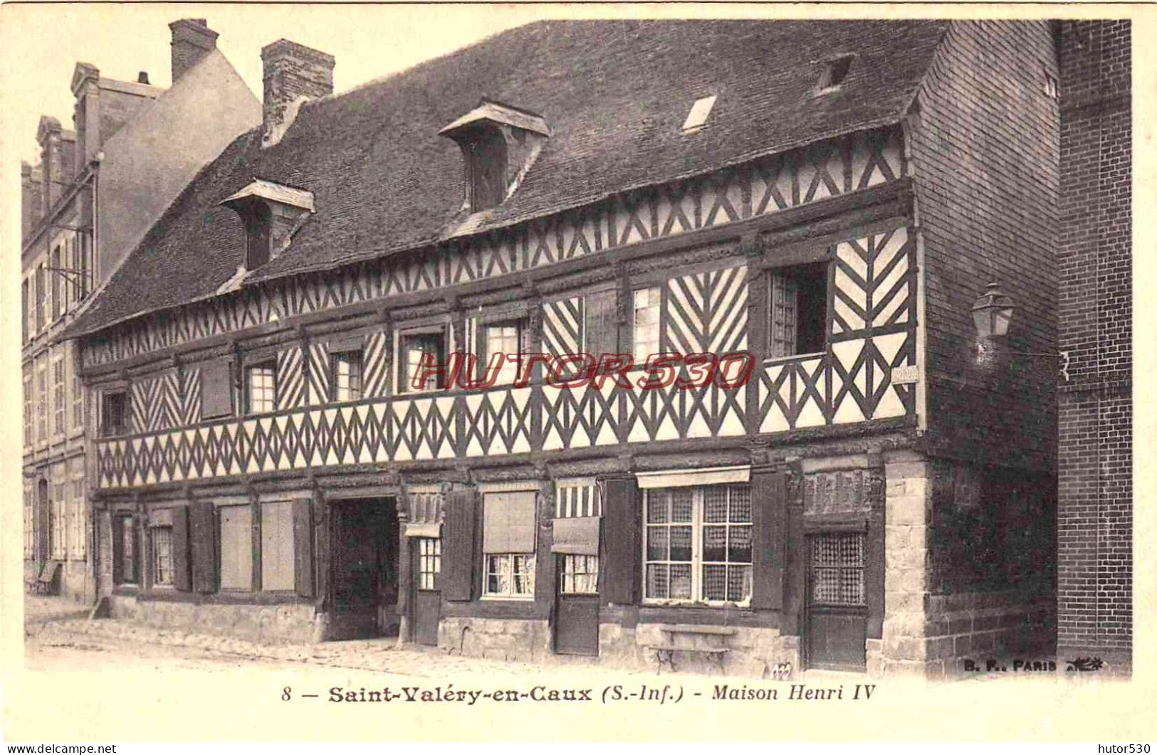 CPA SAINT VALERY EN CAUX - MAISON HENRI IV - Saint Valery En Caux