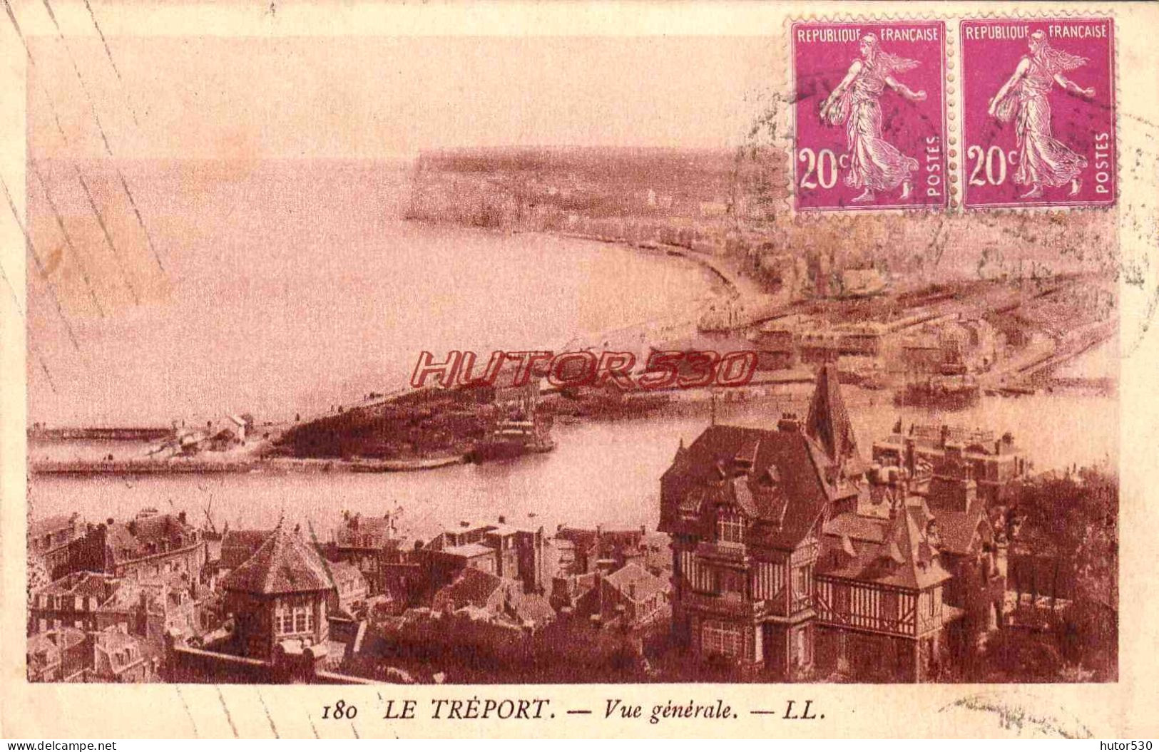 CPA LE TREPORT - VUE GENERALE - Le Treport