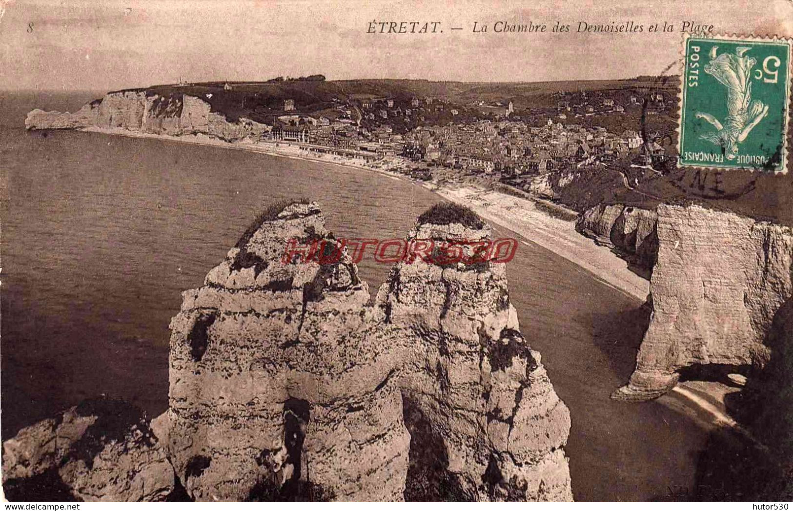 CPA ETRETAT - LA CHAMBRE DES DEMOISELLES - Etretat