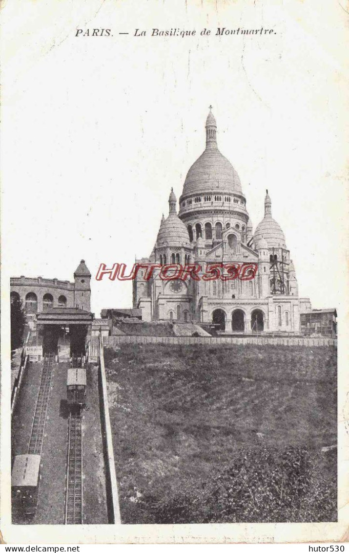 CPA PARIS - LA BASILIQUE DE MONTMARTRE - Sacré-Coeur