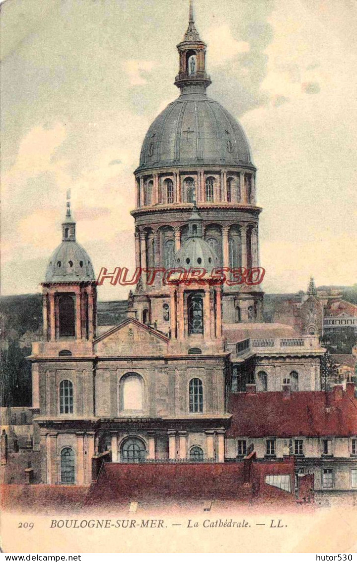 CPA BOULOGNE SUR MER - LA CATHEDRALE - Boulogne Sur Mer