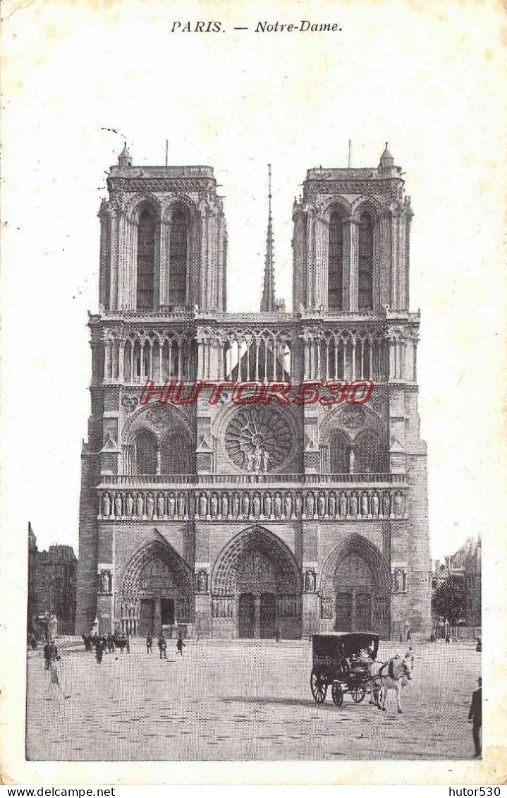 CPA PARIS - NOTRE DAME - Notre Dame De Paris