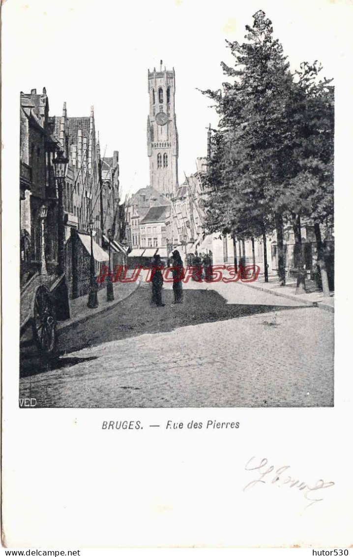 CPA BRUGES - RUE DES PIERRES - Bredene