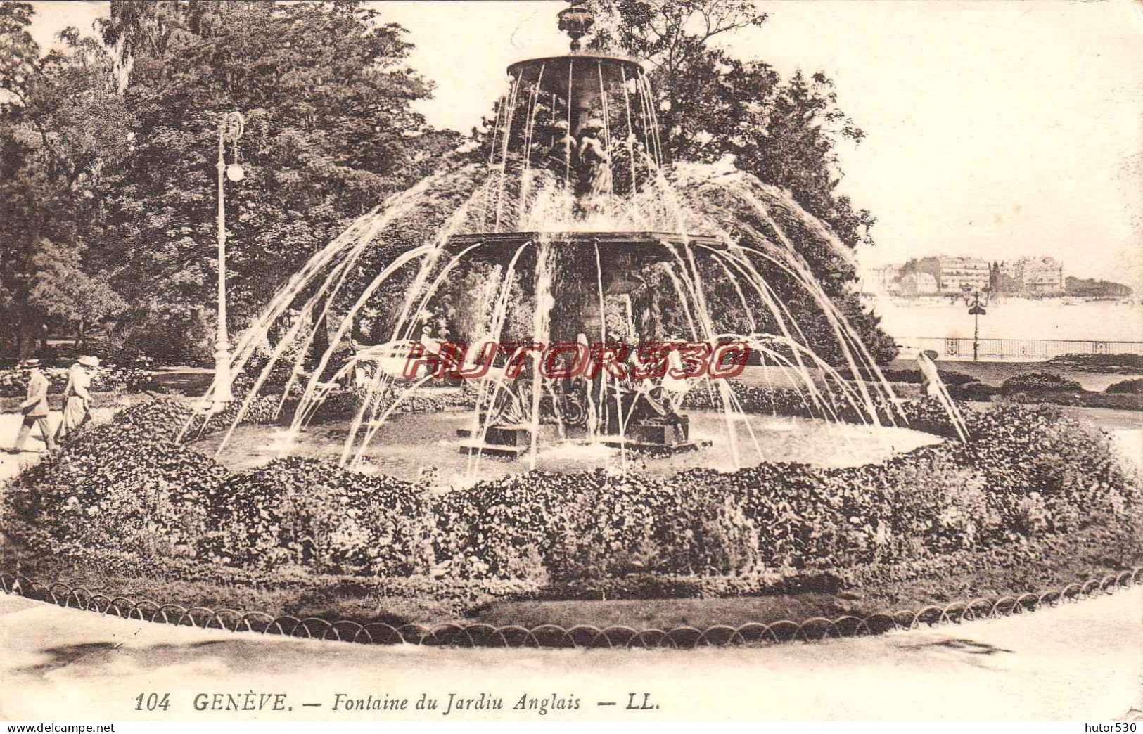 CPA GENEVE - FONTAINE DU JARDIN ANGLAIS - Otros & Sin Clasificación