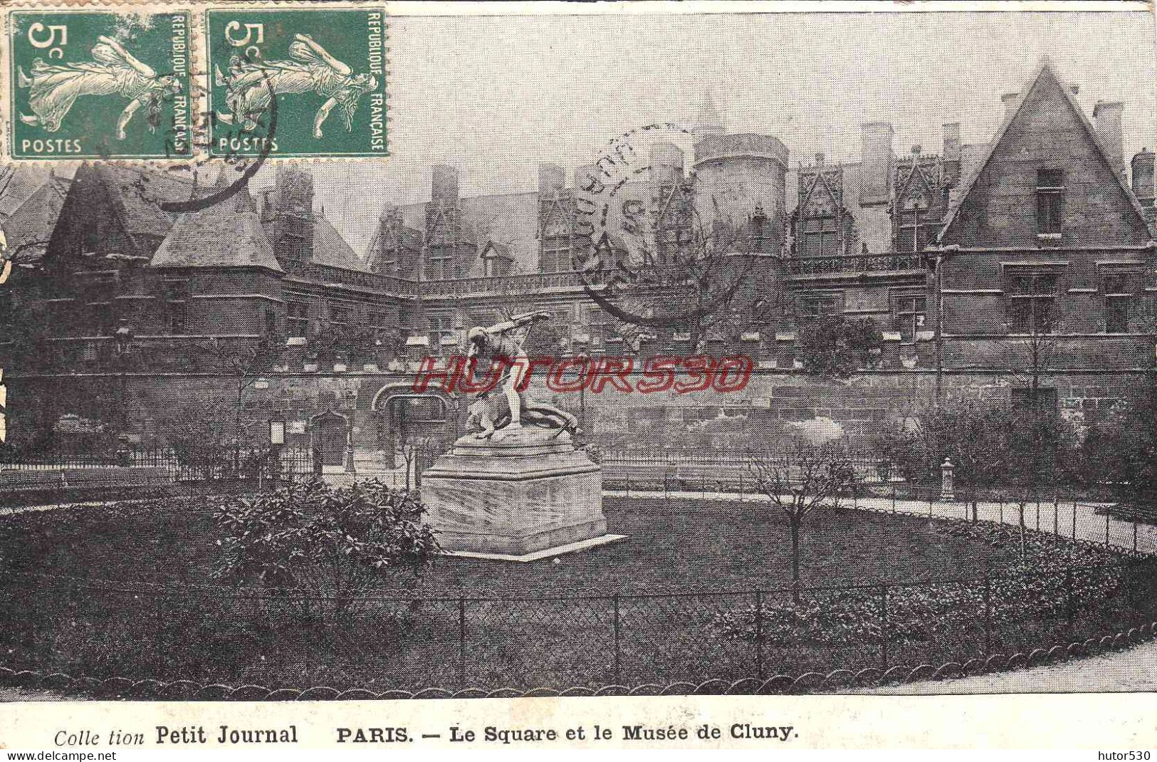 CPA PARIS - SUARE ET MUSEE DE CLUNY - Museen