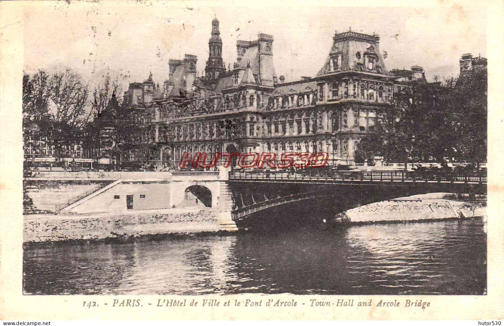 CPA PARIS - LE PONT D'ARCOLE - Puentes