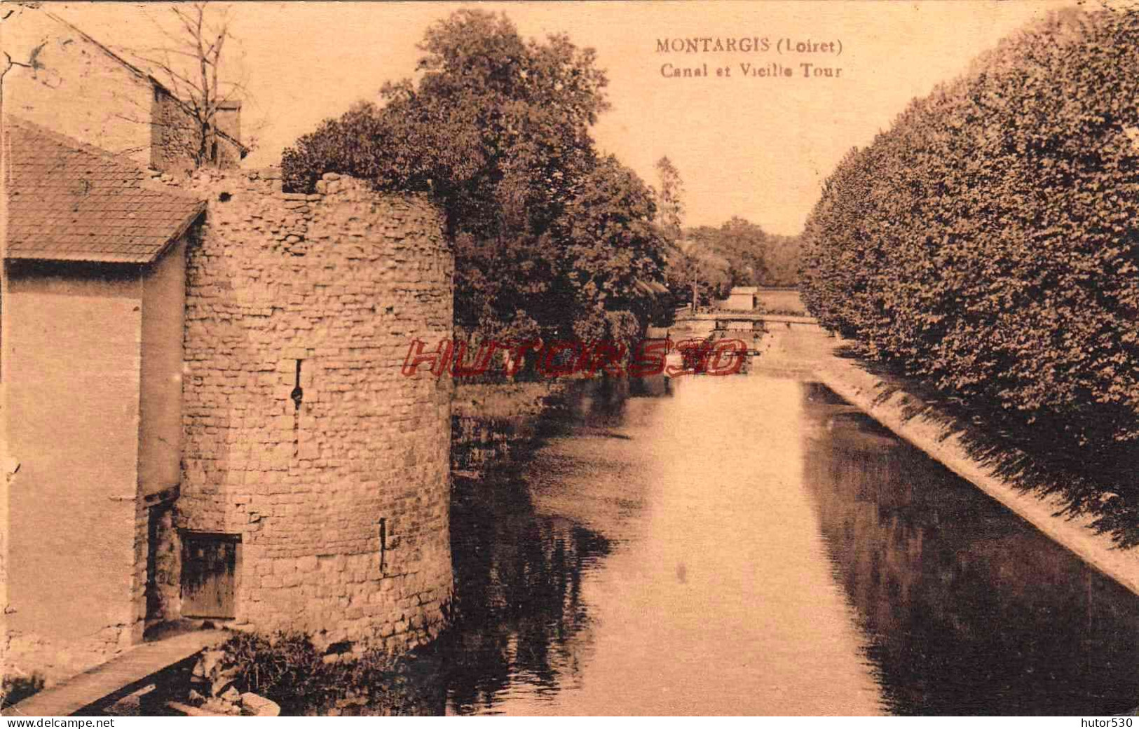 CPA MONTARGIS - LE CANAL ET VIEILLE TOUR - Montargis