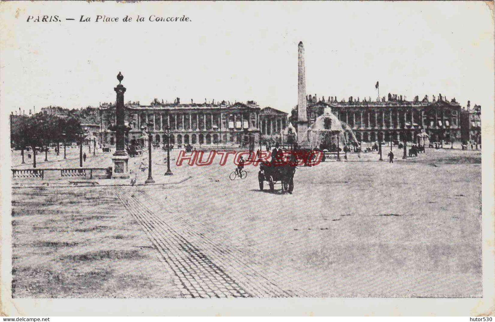 CPA PARIS - LA PLACE DE LA CONCORDE - Plazas