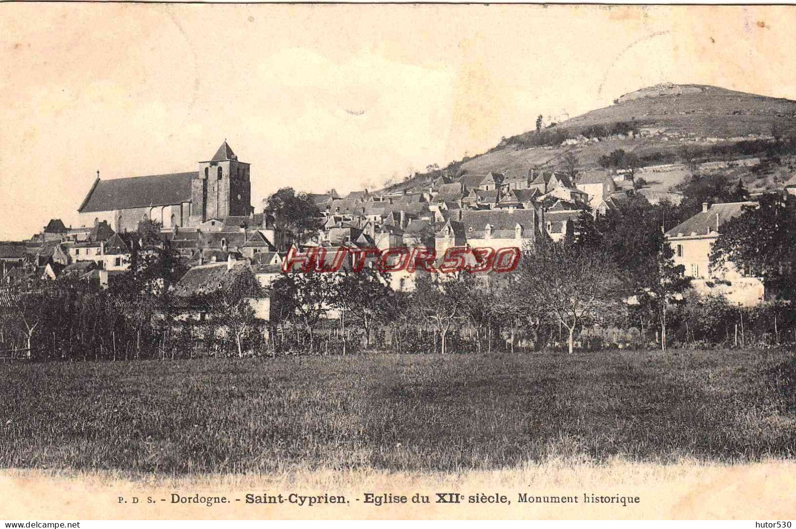 CPA SAINT CYPRIEN - DORDOGNE - VILLEGE - Saint Cyprien