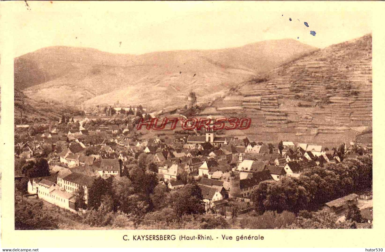 CPA C. KAYSERSBERG - HAUT RHIN - VUE GENERALE - Kaysersberg