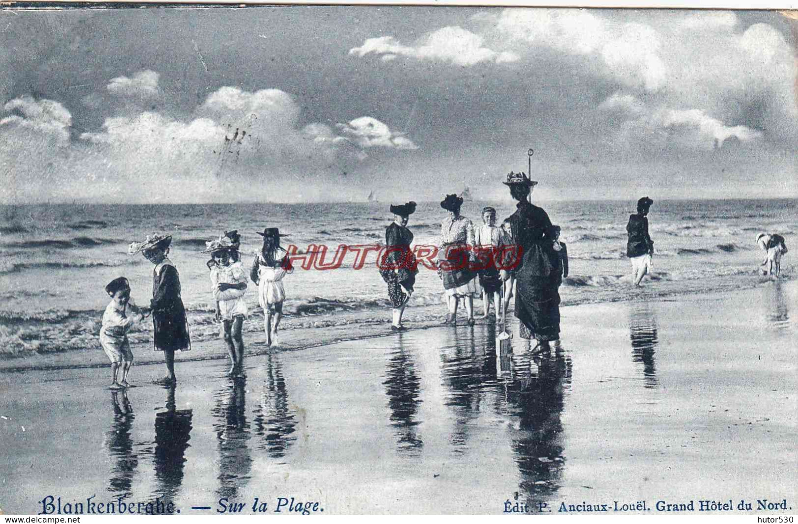 CPA BLANKENBERGHE - SUR LA PLAGE - Blankenberge