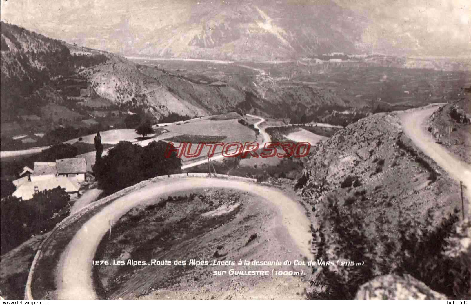 CPSM ALPES - ROUTE DU COL DE VARS - Autres & Non Classés