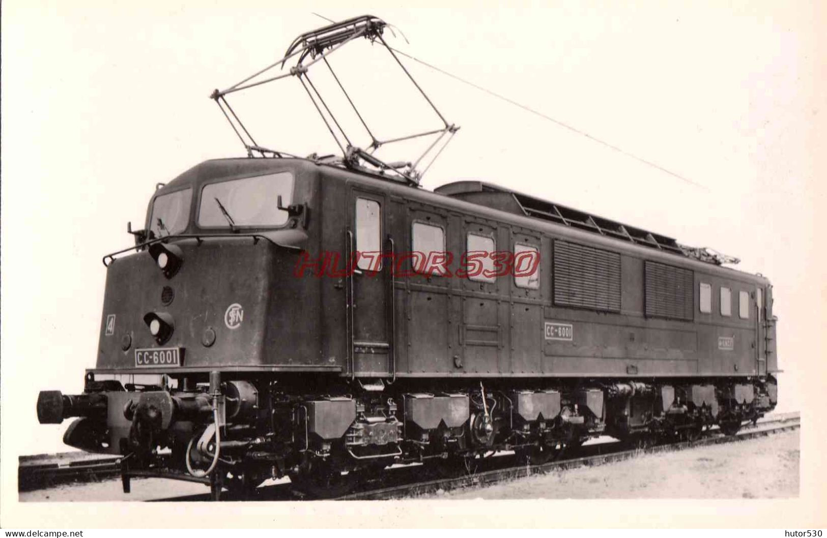 CPSM TRAIN - LOCOMOTIVE - ELECTRIQUE Ã€ COURANT CONTINU TYPE CC - Trenes