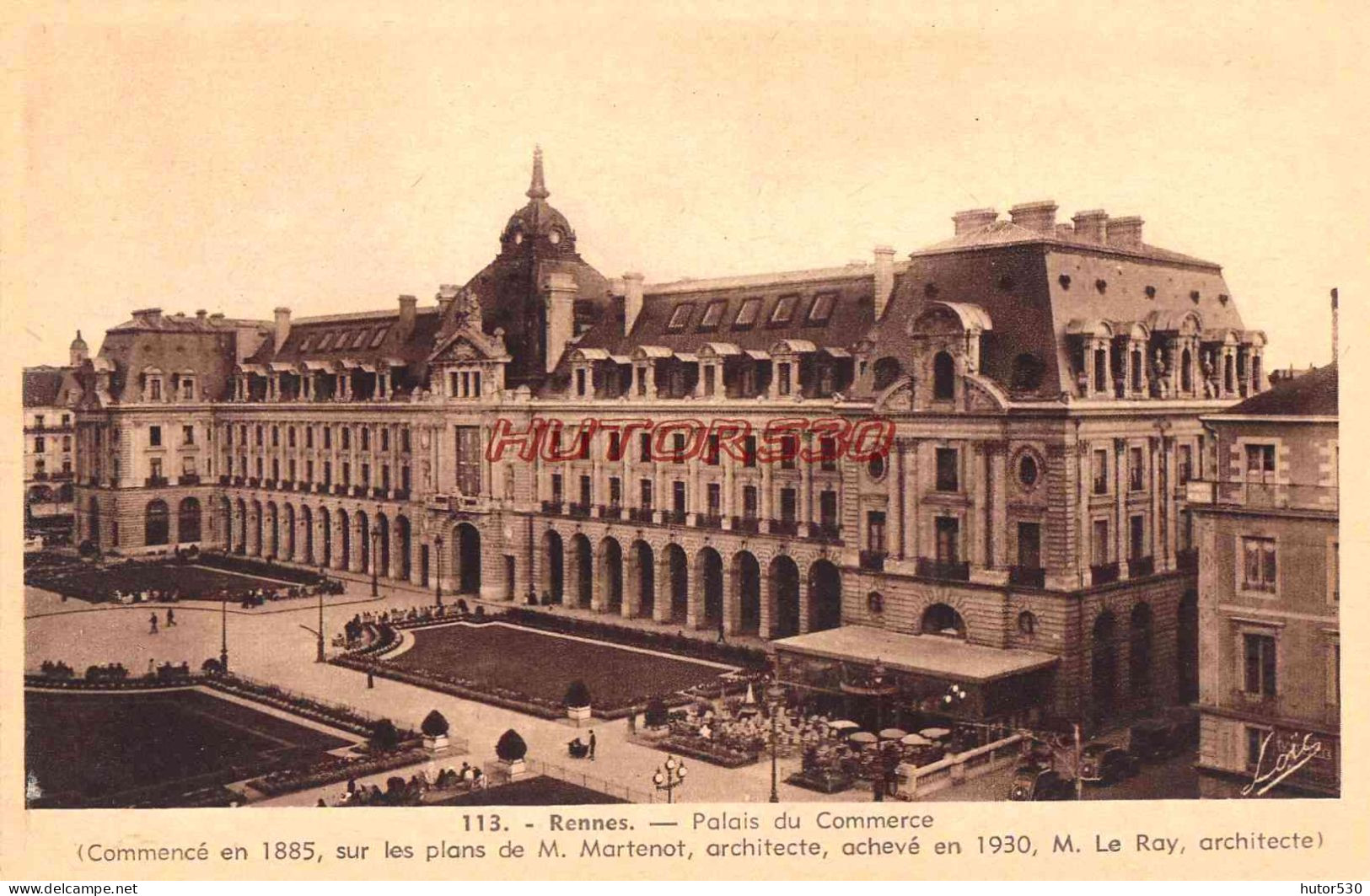 CPA RENNES - PALAIS DU COMMERCE - Rennes