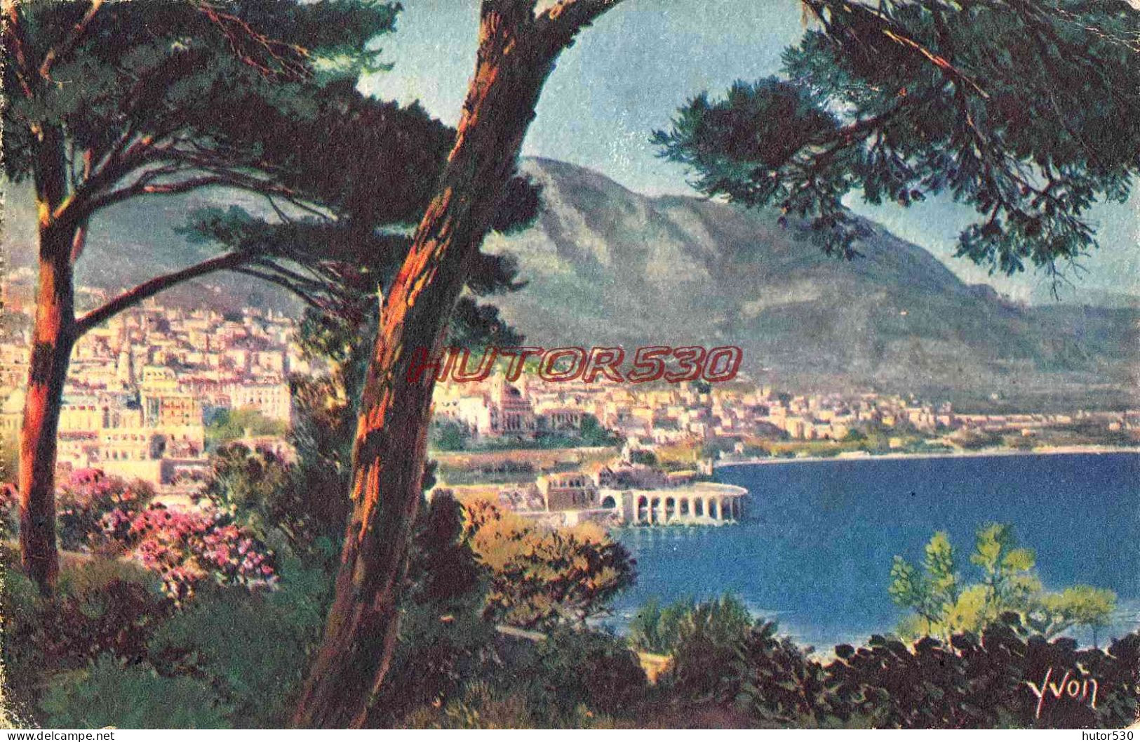 CPA MONTE CARLO - VUE GENERALE - Andere & Zonder Classificatie