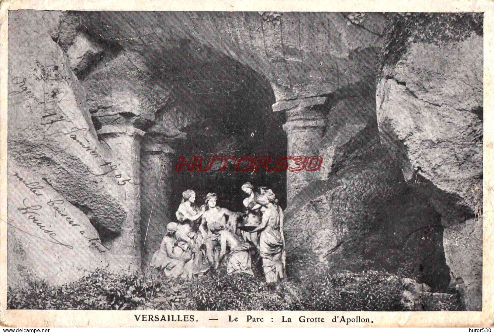 CPA VERSAILLES - LE PARC - LA GROTTE D'APOLLON - Versailles