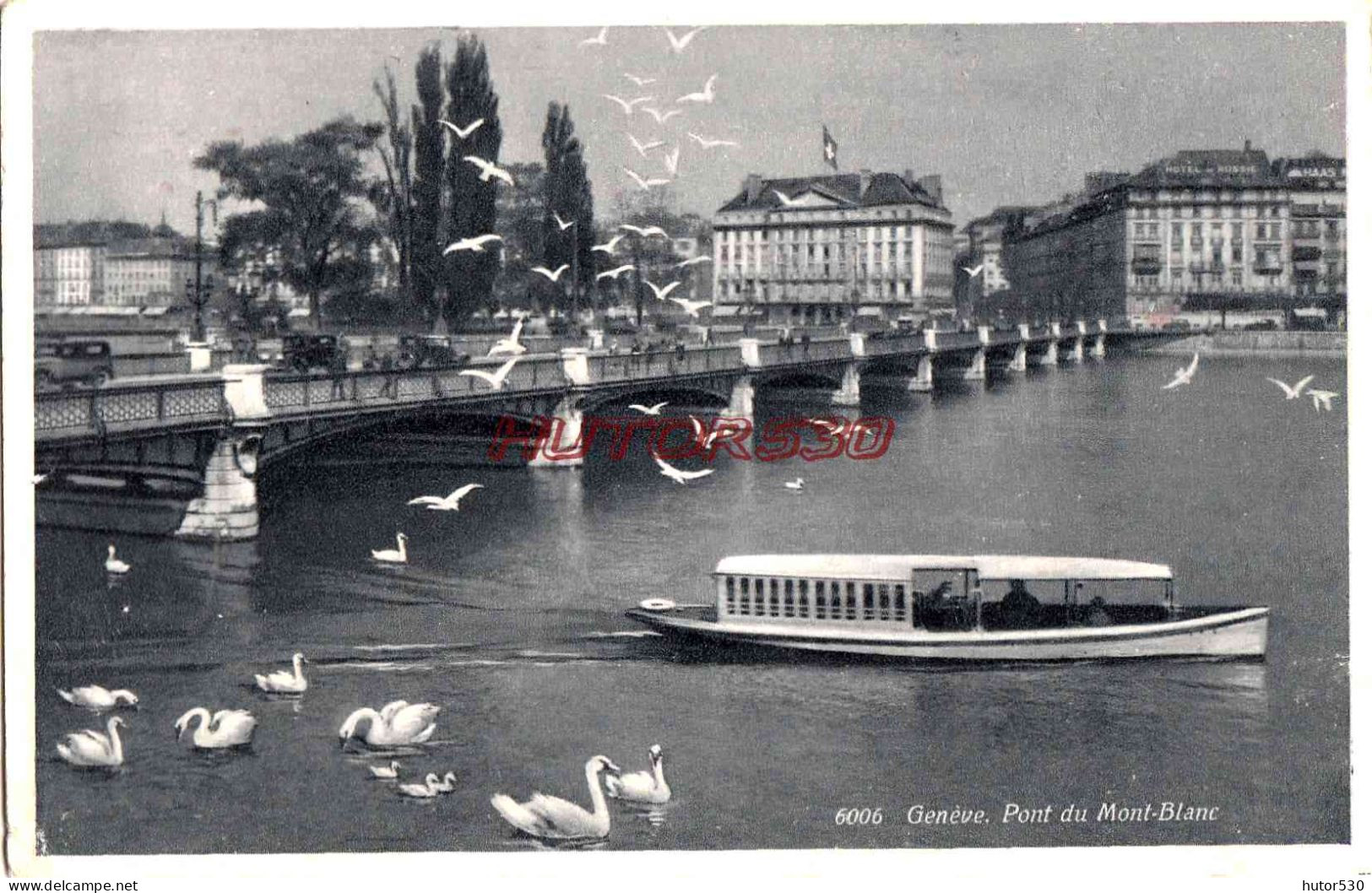 CPA GENEVE - PONT DU MONT BLANC - Sonstige & Ohne Zuordnung