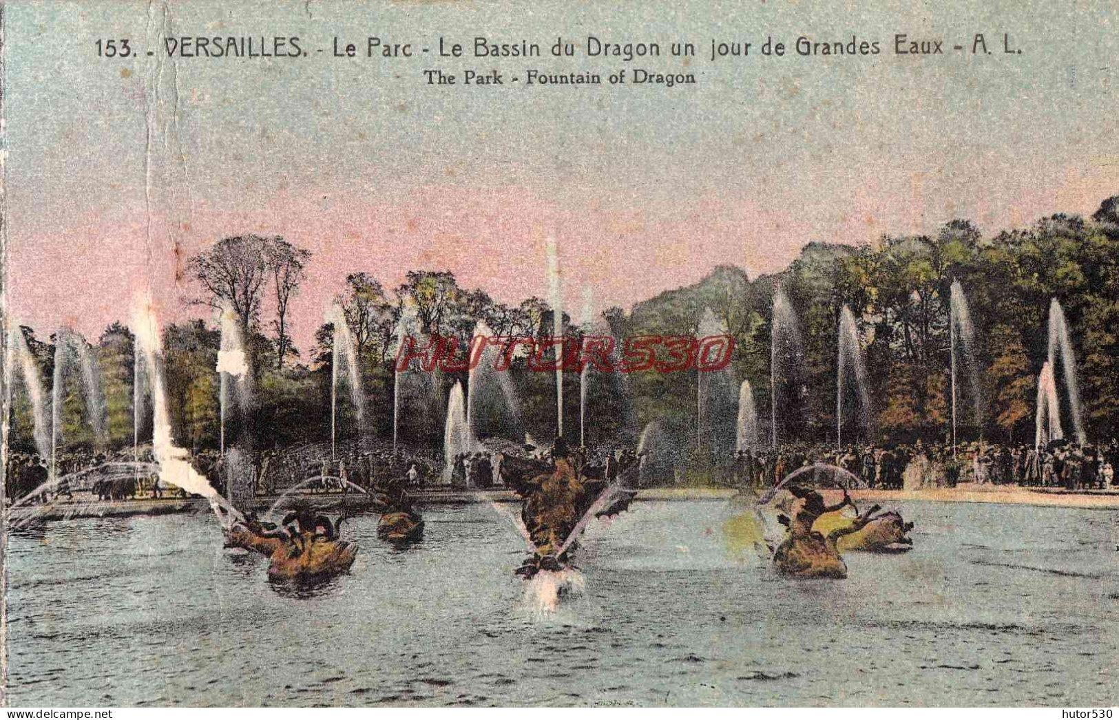 CPA VERSAILLES - LE PARC - LE BASSIN DU DRAGON - Versailles