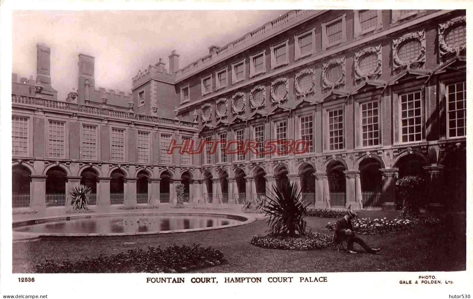 CPA HAMPTON COURT PALACE - FOUNTAIN - Sonstige & Ohne Zuordnung