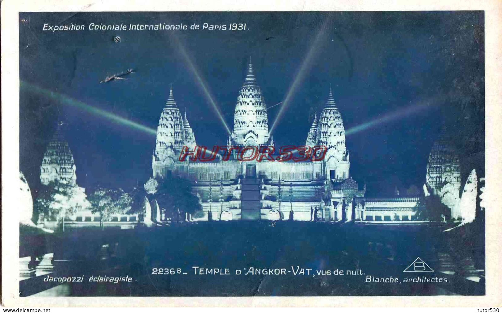 CPA PARIS - EXPOSITION COLONIALE 1931 - TEMPLE D'ANGKOR VAT - Exhibitions