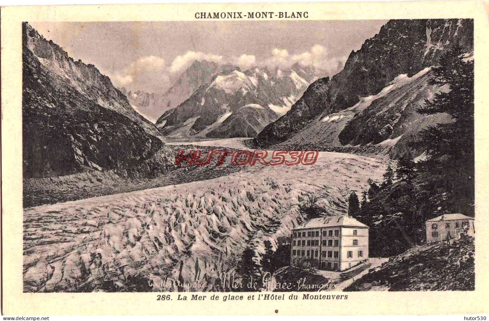 CPA CHAMONIX - LA MER DE GLACE - Chamonix-Mont-Blanc