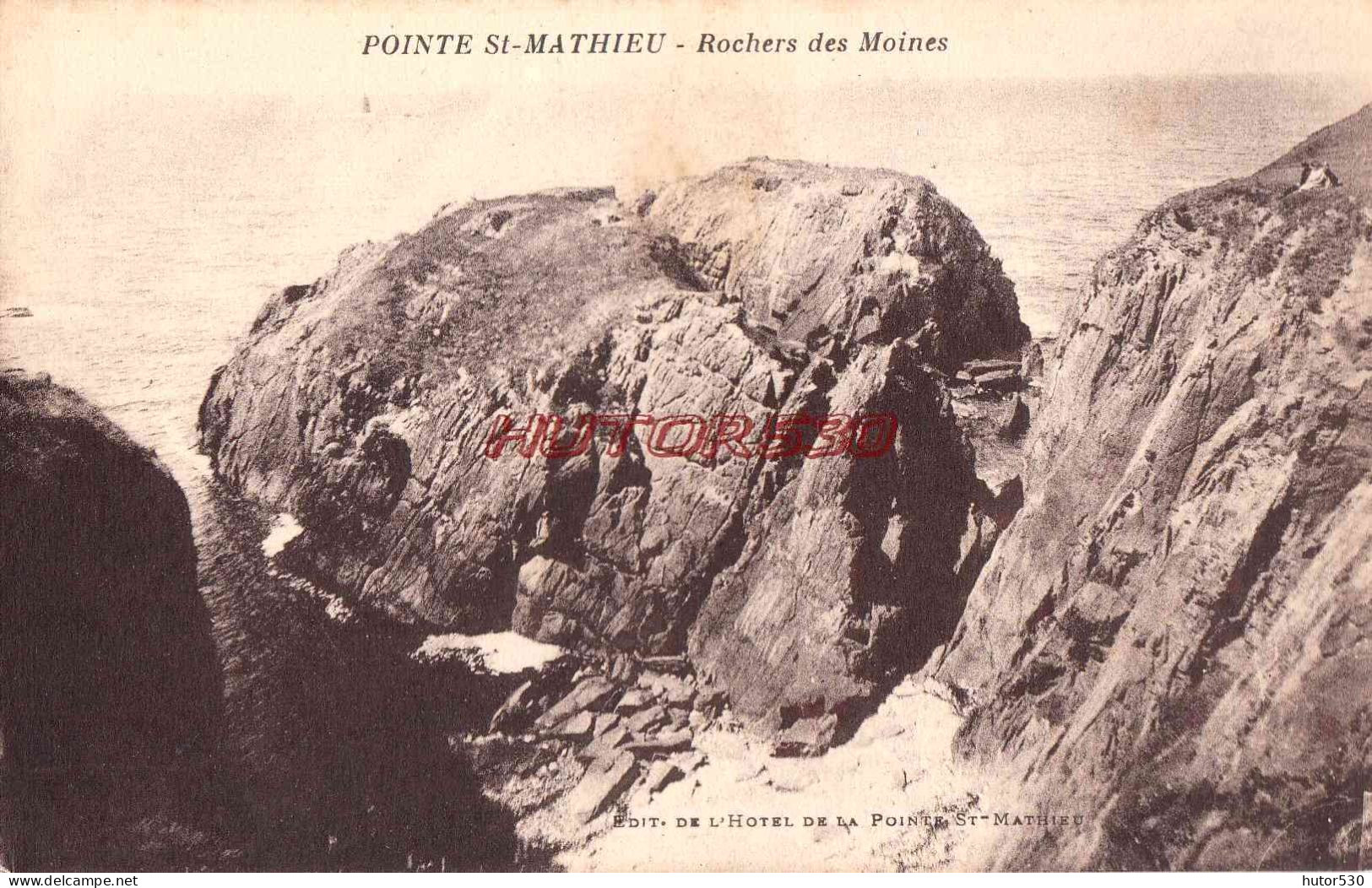 CPA POINTE SAINT MATHIEU - ROCHERS DES MOINES - Other & Unclassified