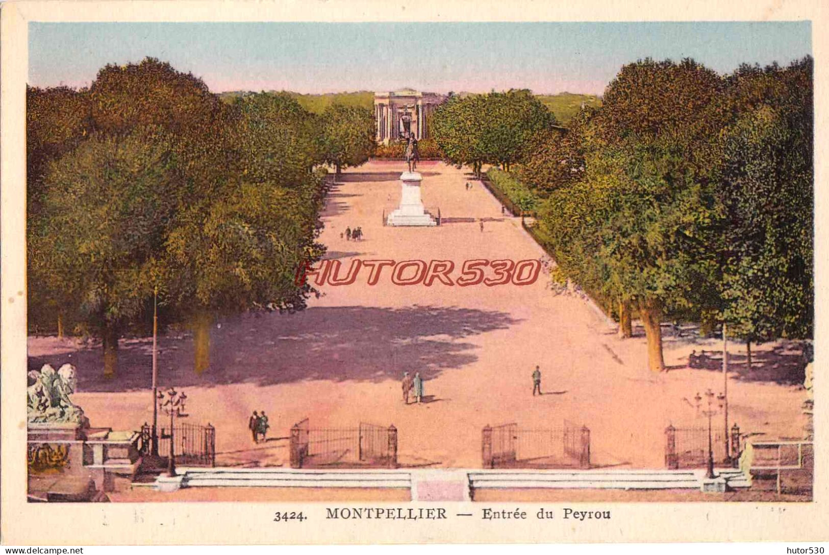 CPA MONTPELLIER - ENTREE DU PEYROU - Montpellier