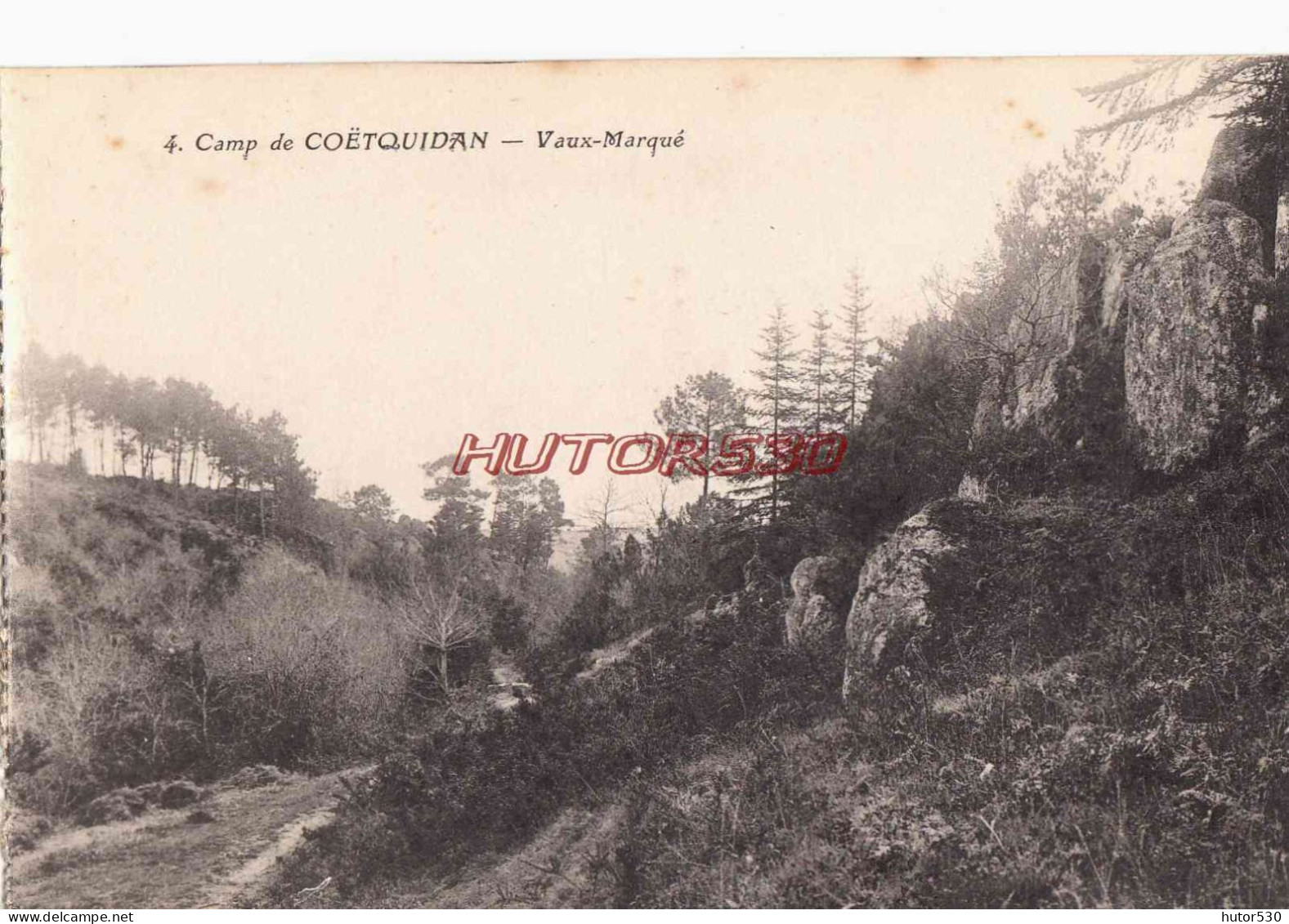 CPA SAINT CYR - CAMP DE COETQUIDAN - VAUX MARQUE - St. Cyr L'Ecole