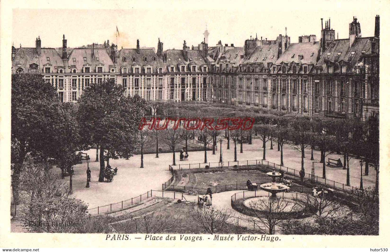 CPA PARIS - PLACE DES VOSGES - Squares