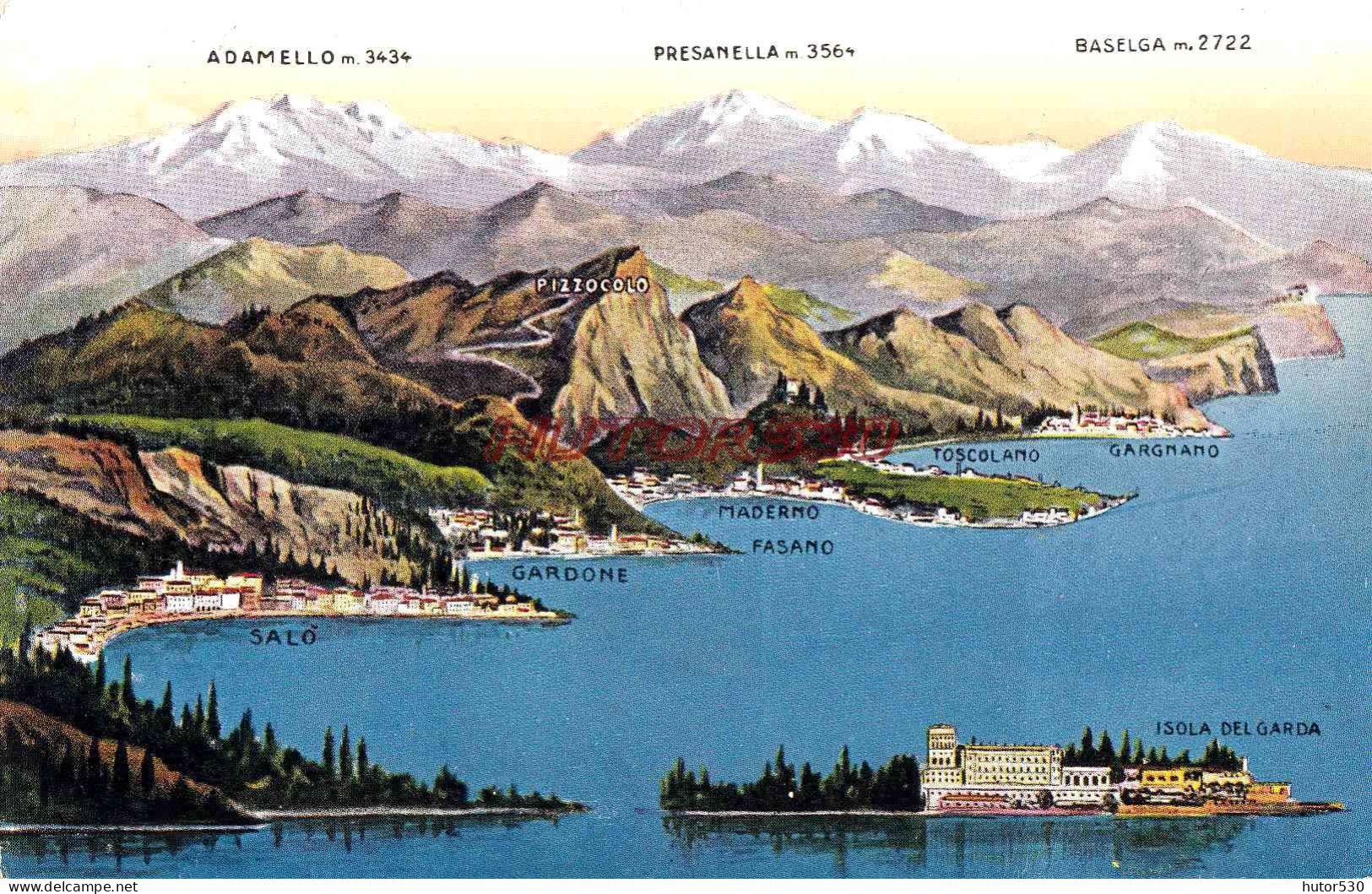 CPA ITALIE - LAC DE GARDE  - Altri & Non Classificati