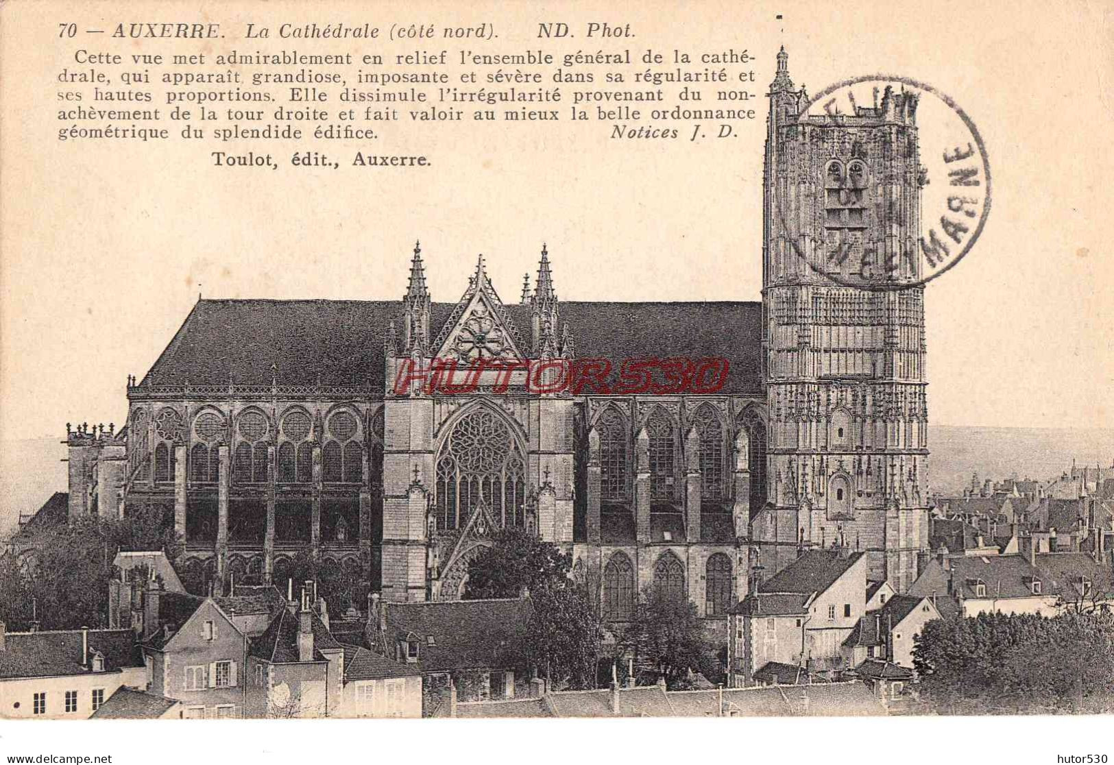 CPA AUXERRE - LA CATHEDRALE - Auxerre