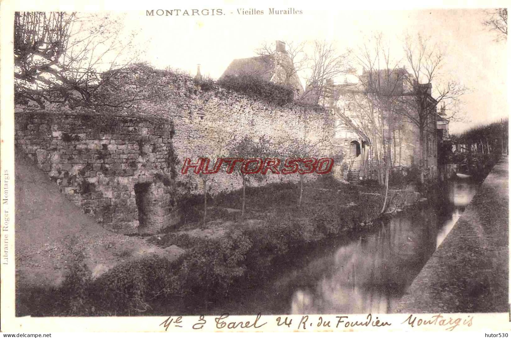 CPA MONTARGIS - VIEILLES MURAILLES - Montargis