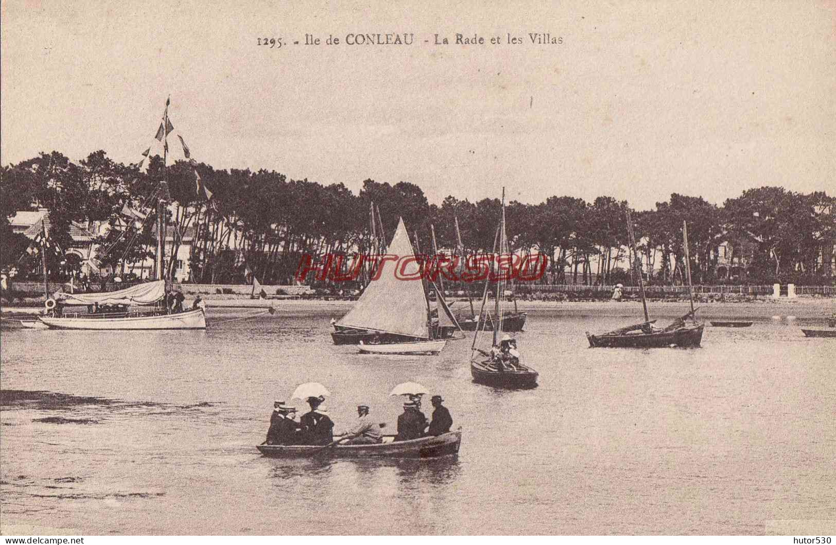 CPA ILE DE CONLEAU - LA RADE ET LES VILLAS - Vannes