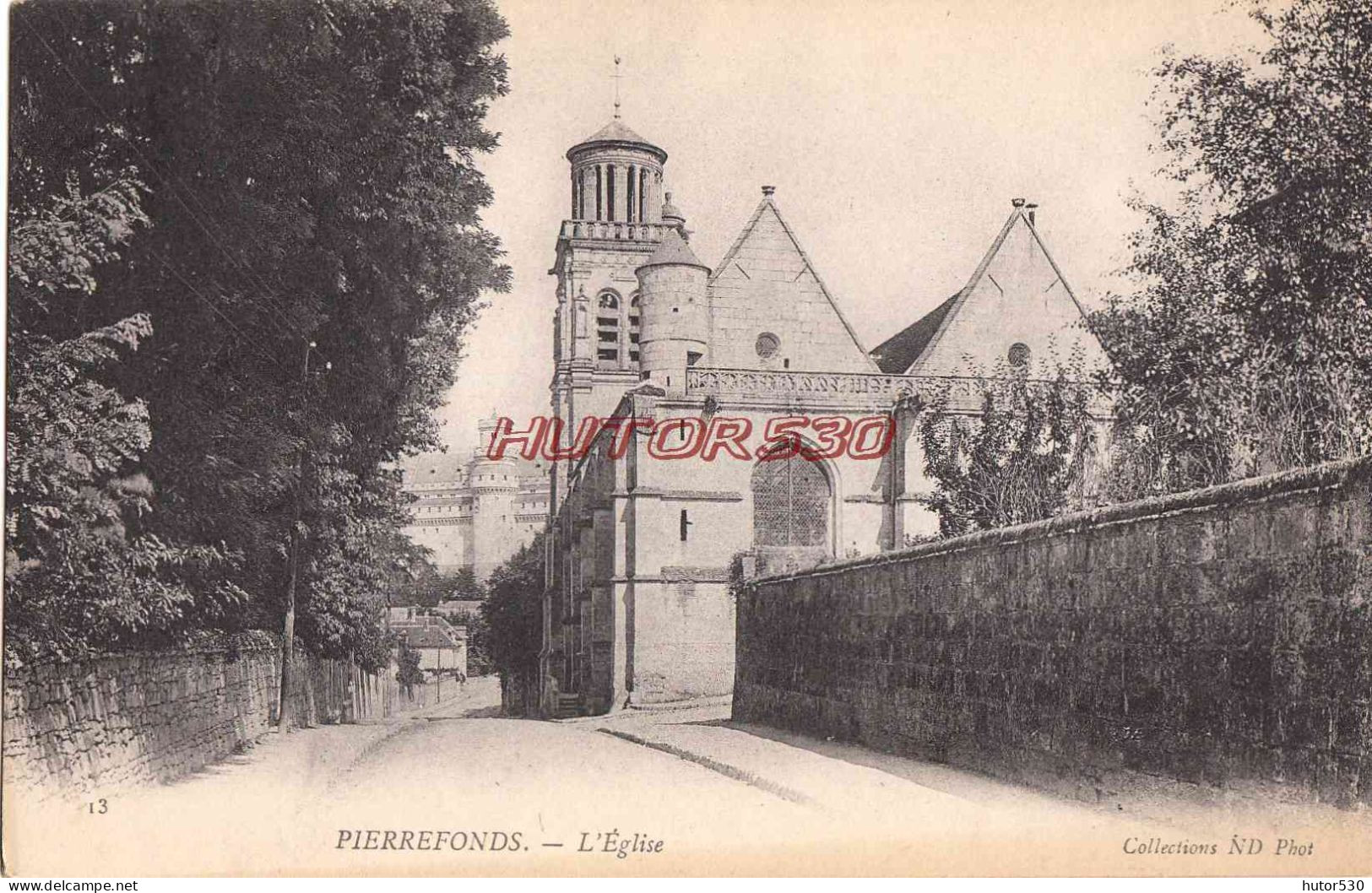 CPA PIERREFONDS - L'EGLISE - Pierrefonds