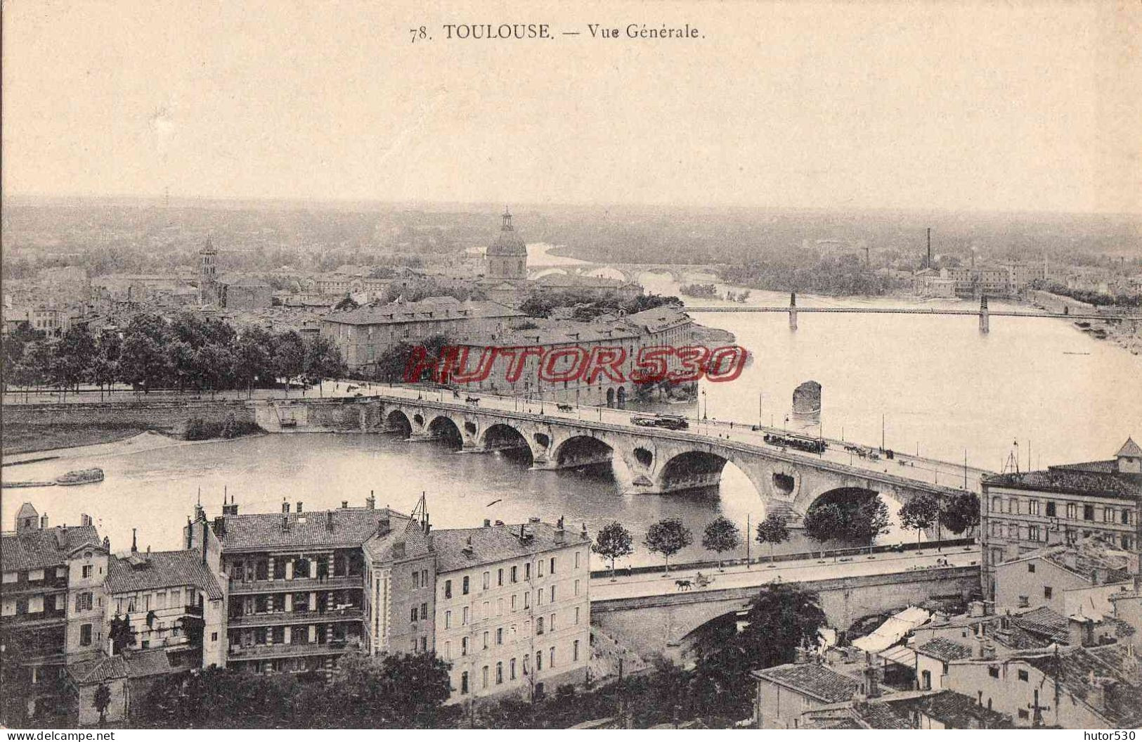 CPA TOULOUSE - VUE GENERALE - Toulouse