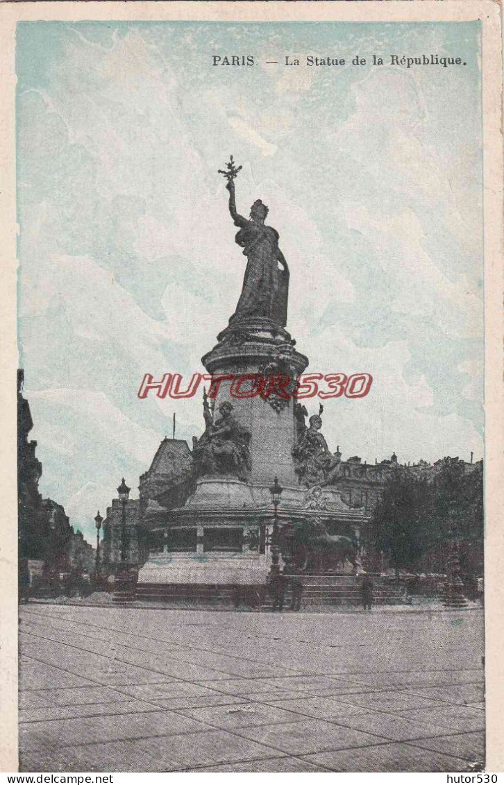 CPA PARIS - LA STATUE DE LA REPUBLIQUE - Otros Monumentos