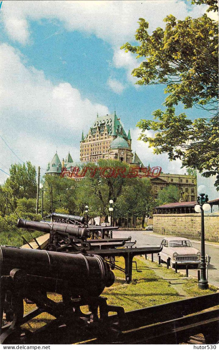 CPSM QUEBEC - CANADA - RUE DES REMPARTS - Québec - Château Frontenac