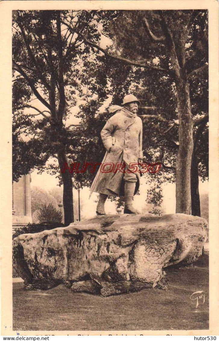 CPA PARIS - STATUE DU PRESIDENT GEORGES CLEMENCEAU - Sonstige Sehenswürdigkeiten