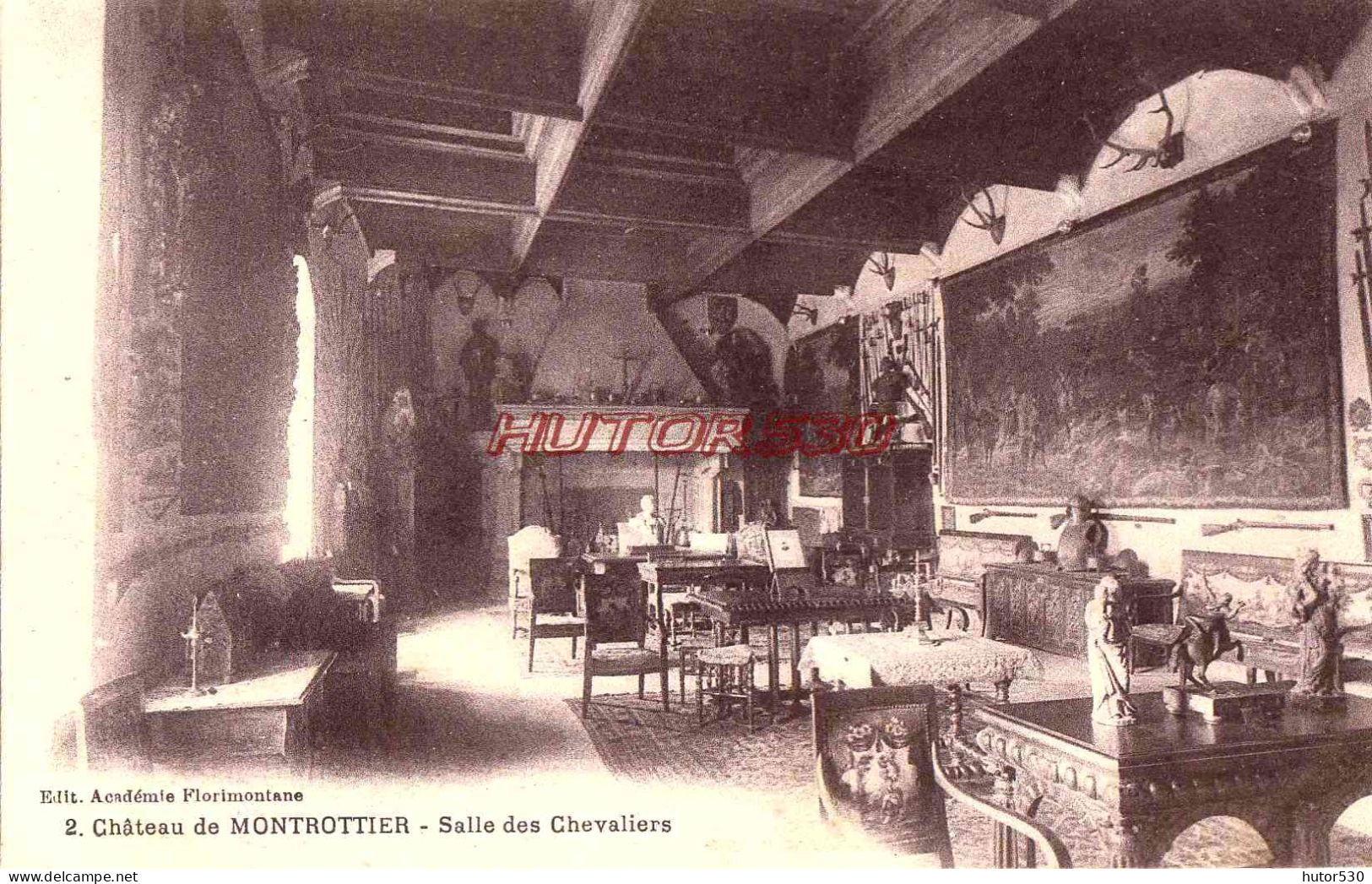 CPA MONTROTTIER - CHATEAU - SALLE DES CHEVALIERS - Lovagny