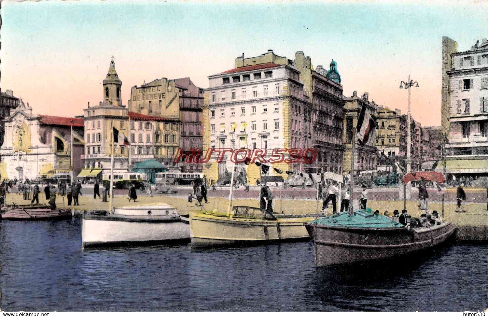 CPSM MARSEILLE - QUAI DES BELGES - Old Port, Saint Victor, Le Panier