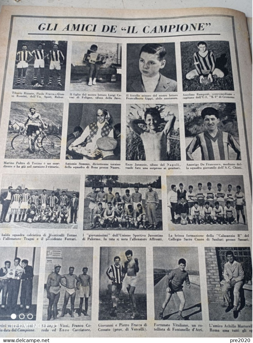 IL CAMPIONE 1958 SQUADRA DI CALCIO DEL TORINO 1935-36 LA SPEZIA BOSA SANLURI CHIETI COSSATO - Sonstige & Ohne Zuordnung