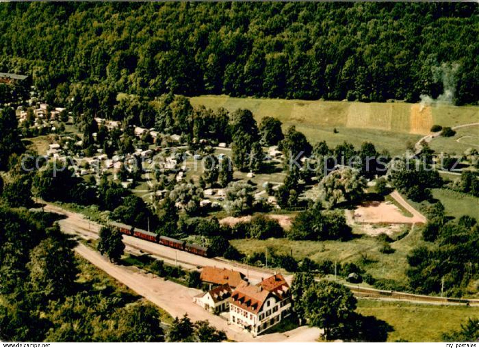 73646532 Neurod Reichenbach Ferien Campingplatz Albgau Fliegeraufnahme Neurod Re - Other & Unclassified