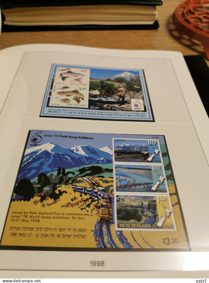 1998 MNH New Zealand According To Lindner-T Album Postfris** - Komplette Jahrgänge