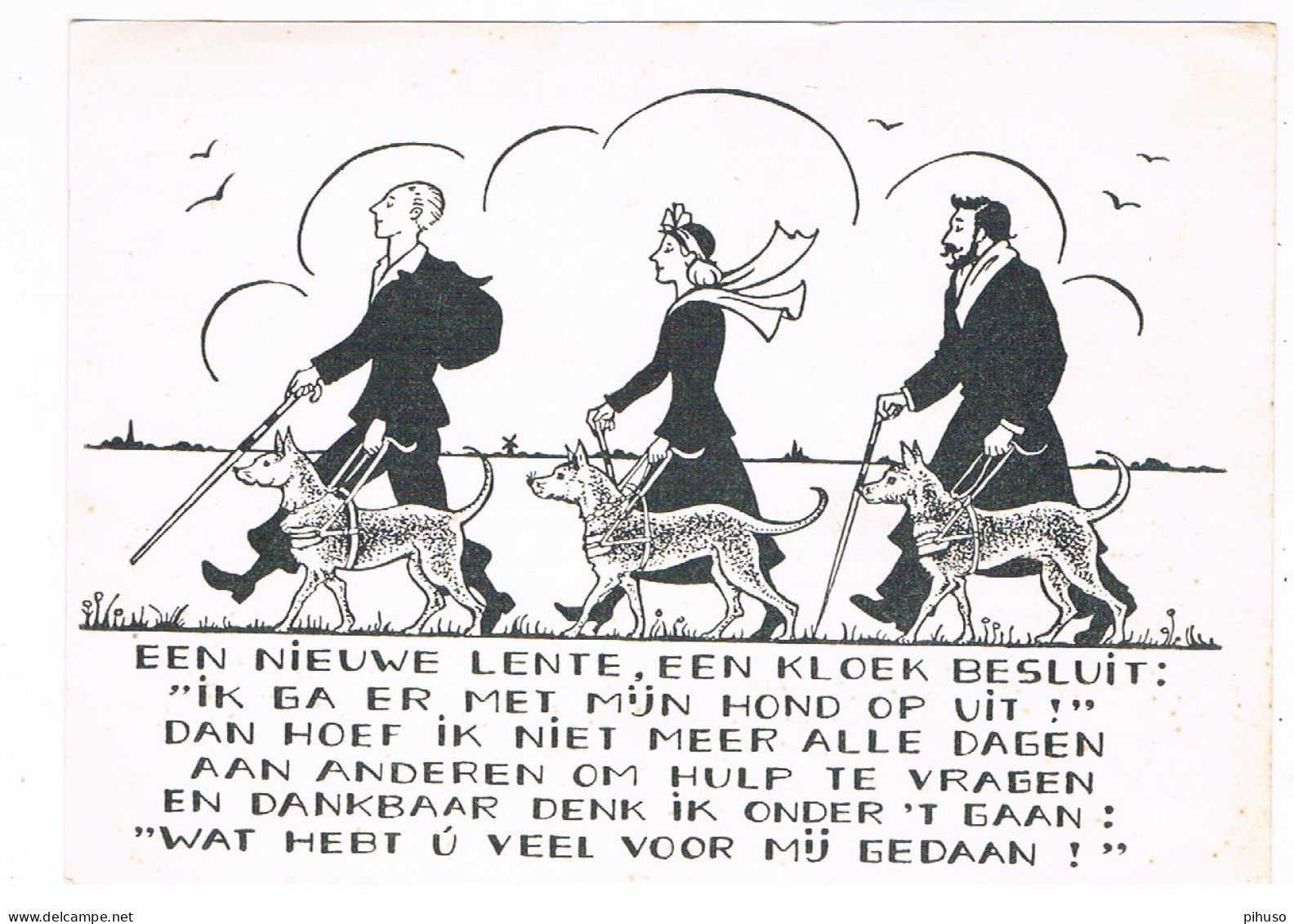 ILL-829  People With GUIDE-DOGS - Hedendaags (vanaf 1950)